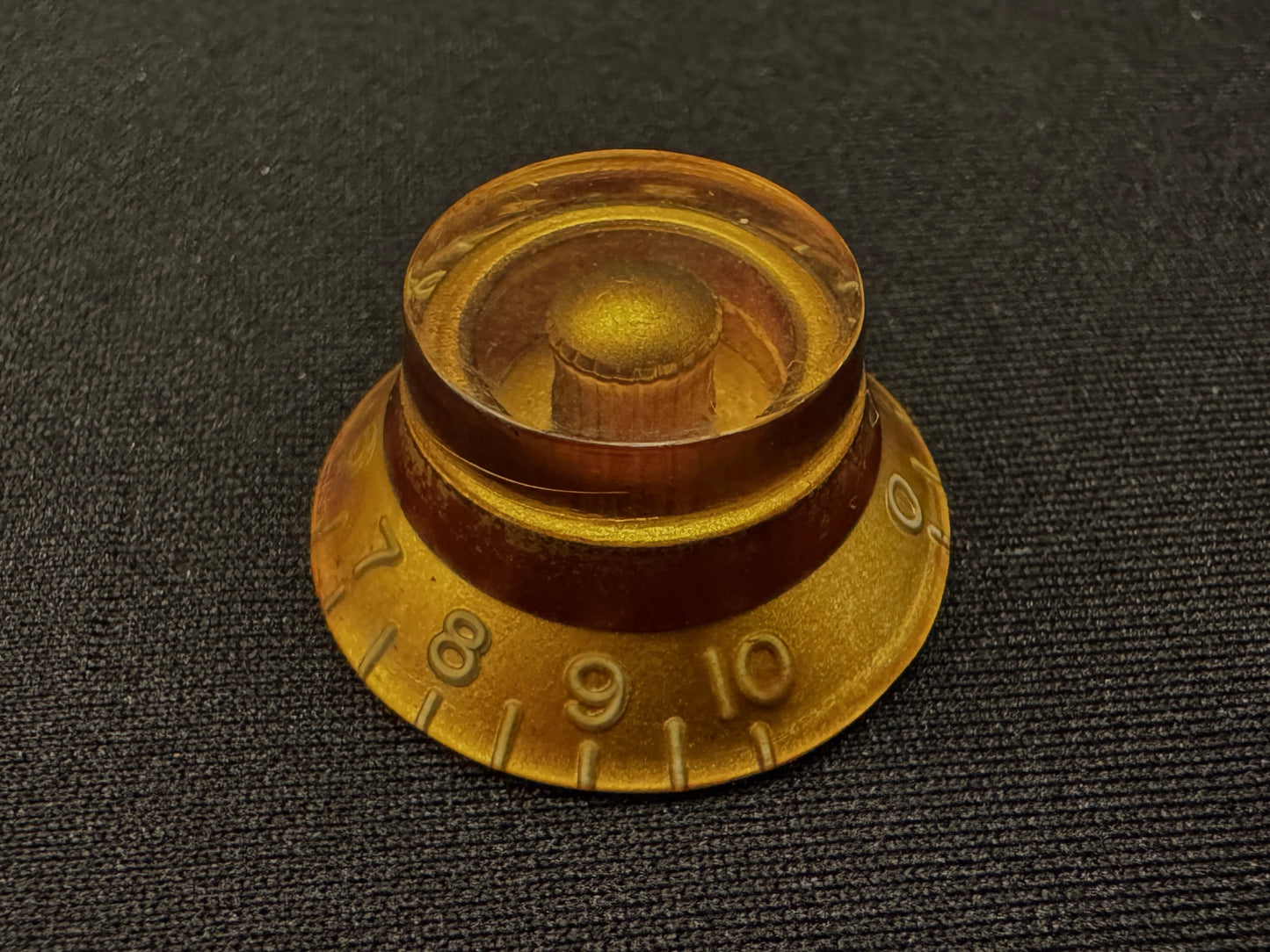 Light Aged Gibson Les Paul 1959 Reissue Custom Shop Embossed Top Hat Knobs Relic