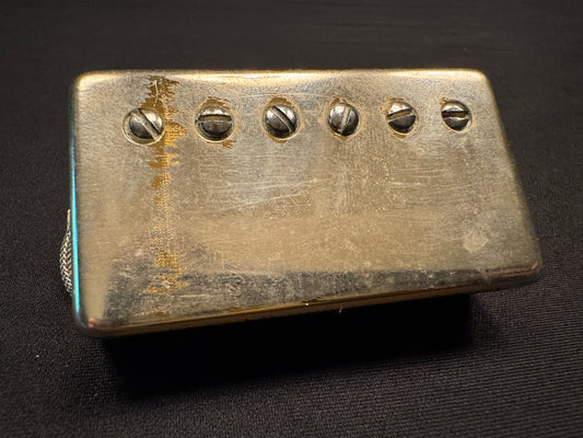 Gibson 1979 T-Top Humbucker Pickup Patent Number Vintage Faded Gold Cover