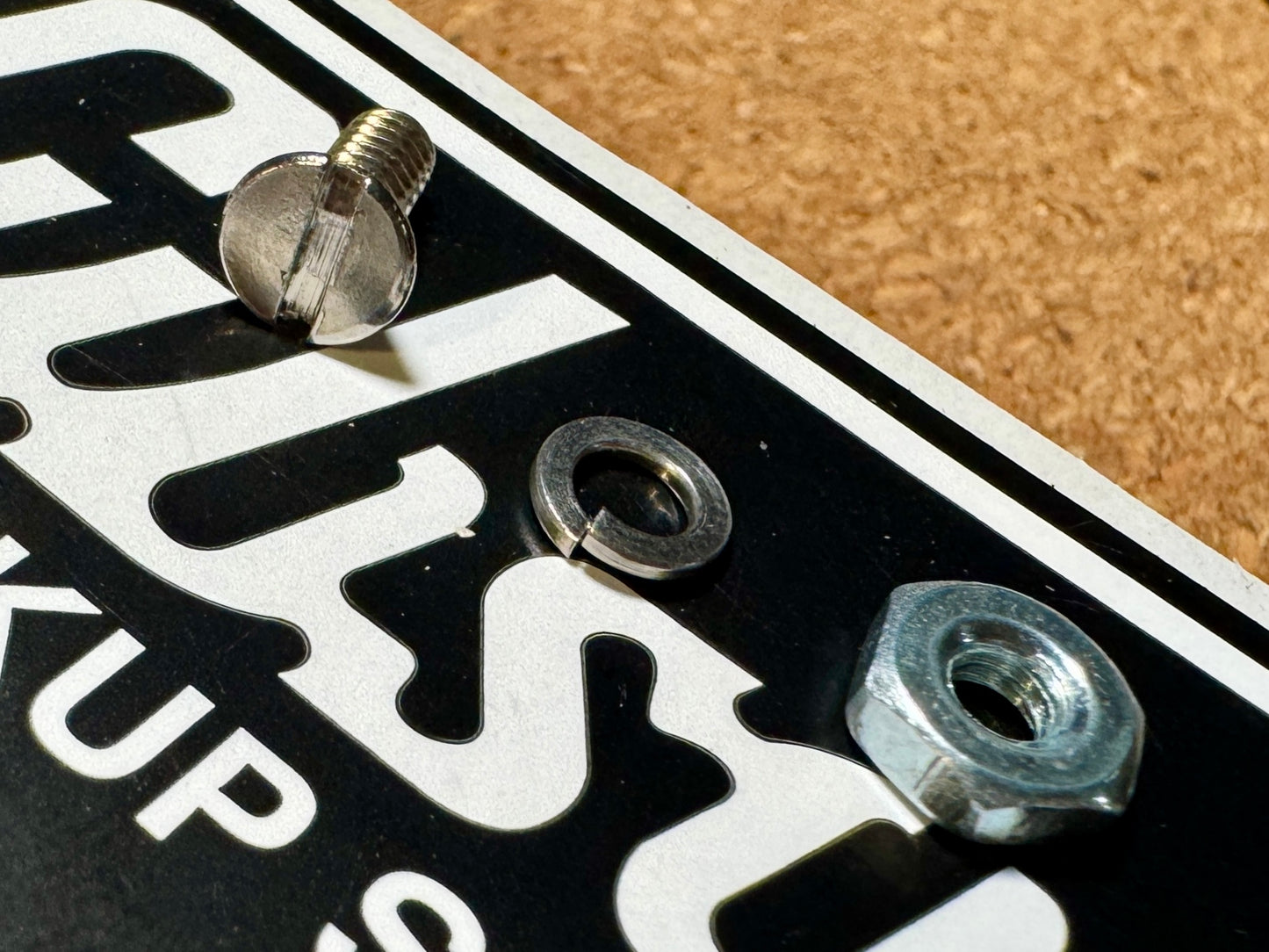 Gibson Les Paul Custom Shop VOS Pickguard Screw and Bolt Set Flathead Slotted