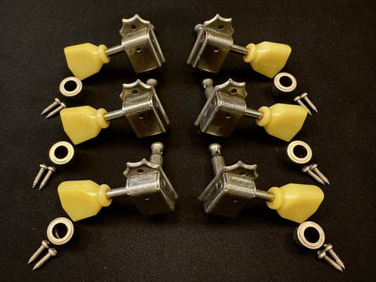 Gibson Kluson Aged Relic Nickel Single Line SD90SLN 3x3 Guitar Tuning Machines