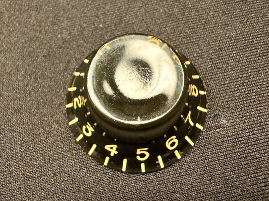 Correct Vintage Spec Black Butyrate Knobs Light Aged Gibson Les Paul 1968 Reissue Custom Shop