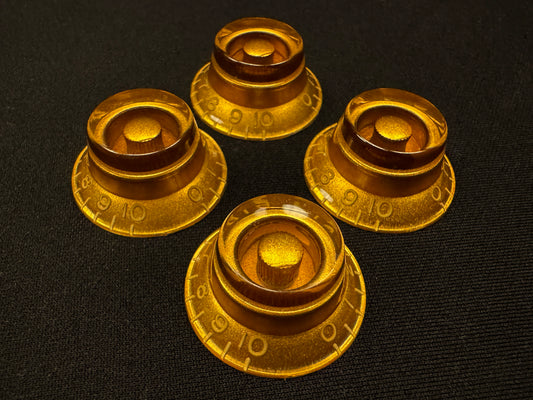 Correct Vintage Spec Butyrate Knobs Light Aged Gibson Les Paul 1959 Reissue Custom Shop Embossed Top Hat Knobs