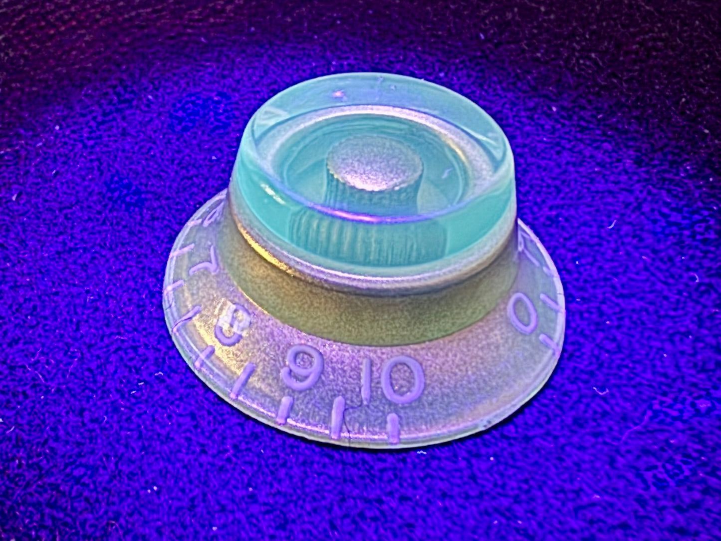 Correct Vintage Spec Butyrate Knobs Light Aged Gibson Les Paul 1959 Reissue Custom Shop Embossed Top Hat Knobs